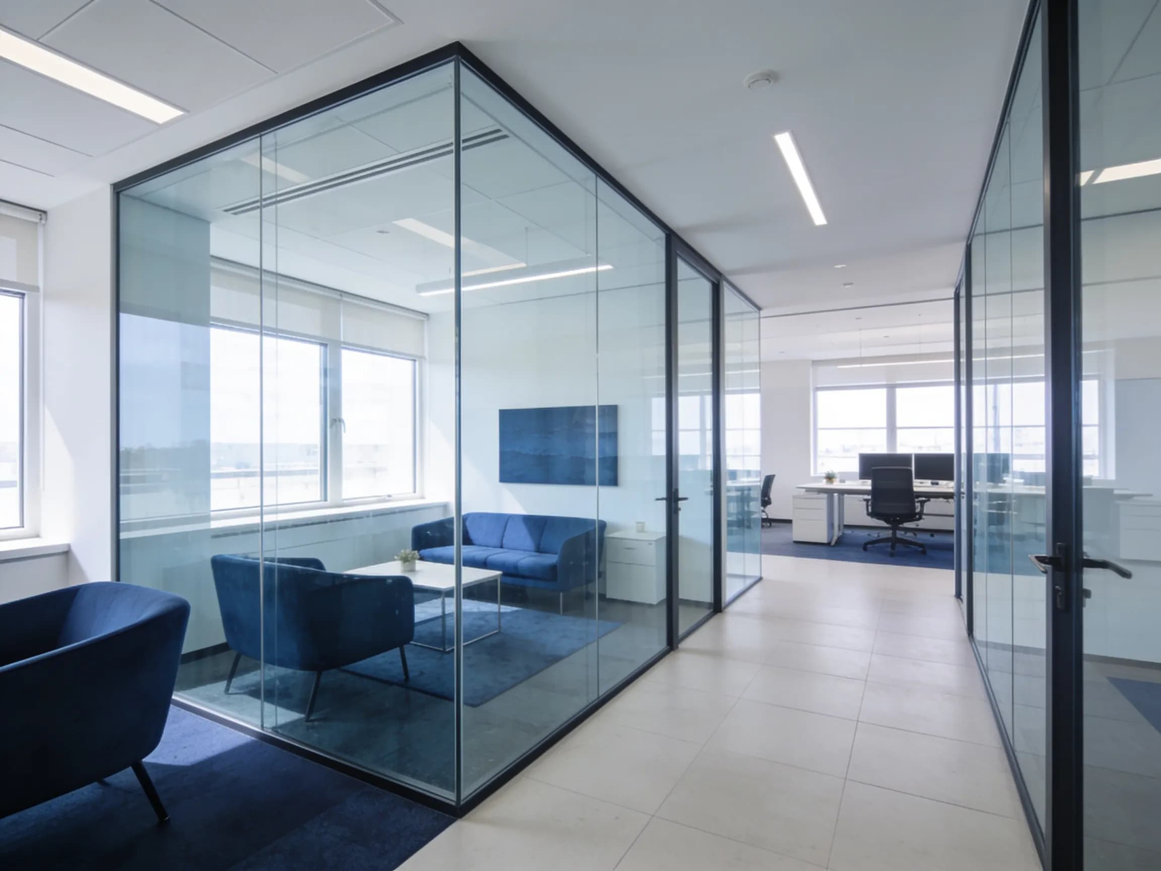 Modern corporate office interior